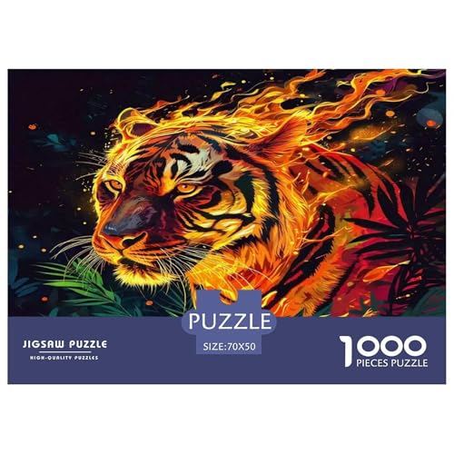 Tiger Puzzle Animal 1000 Teiles Stress Abbauen Für Die Ganze Familie 1000 Teile Geschenke Für Frauen,Geschenke Für Männer Feiertags- Und Reisegeschenke 70x50cm/1000pcs Tiger Puzzle Animal 1000 Teiles Stress Abbauen Für Die Ganze Familie 1000 Teile Geschenke Für Frauen,Geschenke Für Männer Feiertags- Und Reisegeschenke 70x50cm/1000pcs von OTBSDNKZZ