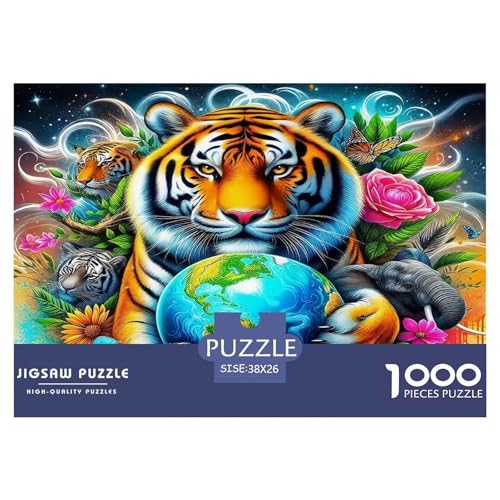Tiger Puzzle Animal 1000-teiliges Klassische Puzzlespiele Für Erwachsene Teens Kinder 1000 Teile Feiertags- Und Reisegeschenke Geschenke Für Frauen,Geschenke Für Männer 38x26cm/1000pcs Tiger Puzzle Animal 1000-teiliges Klassische Puzzlespiele Für Erwachsene Teens Kinder 1000 Teile Feiertags- Und Reisegeschenke Geschenke Für Frauen,Geschenke Für Männer 38x26cm/1000pcs von OTBSDNKZZ