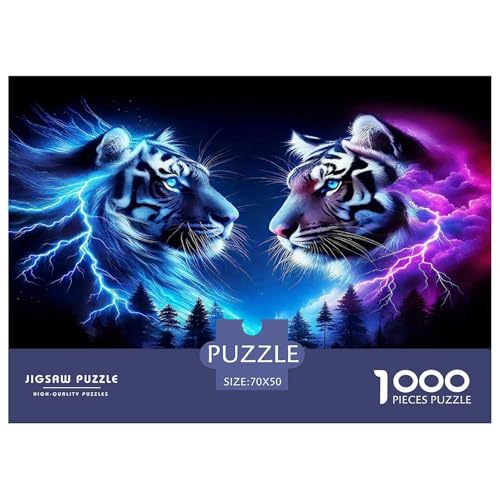 Tiger Puzzle Animal 1000-teiliges Stress Abbauen Für Die Ganze Familie 1000 Teile Geschenke Für Frauen,Geschenke Für Männer Feiertags- Und Reisegeschenke 70x50cm/1000pcs Tiger Puzzle Animal 1000-teiliges Stress Abbauen Für Die Ganze Familie 1000 Teile Geschenke Für Frauen,Geschenke Für Männer Feiertags- Und Reisegeschenke 70x50cm/1000pcs von OTBSDNKZZ
