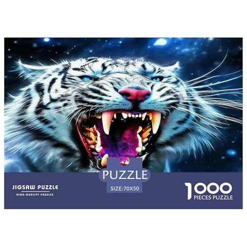 Tiger Puzzle Animal 1000-teiliges Stress Abbauen Für Erwachsene Teens Kinder 1000 Teile Feiertags- Und Reisegeschenke Geschenke Für Frauen,Geschenke Für Männer 70x50cm/1000pcs Tiger Puzzle Animal 1000-teiliges Stress Abbauen Für Erwachsene Teens Kinder 1000 Teile Feiertags- Und Reisegeschenke Geschenke Für Frauen,Geschenke Für Männer 70x50cm/1000pcs von OTBSDNKZZ