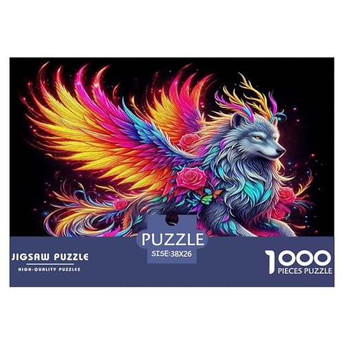 Wolf Puzzle Animal 1000 Teiles Klassische Puzzlespiele Für Die Ganze Familie 1000 Teile Feiertags- Und Reisegeschenke Geschenke Für Frauen,Geschenke Für Männer 38x26cm/1000pcs Wolf Puzzle Animal 1000 Teiles Klassische Puzzlespiele Für Die Ganze Familie 1000 Teile Feiertags- Und Reisegeschenke Geschenke Für Frauen,Geschenke Für Männer 38x26cm/1000pcs von OTBSDNKZZ