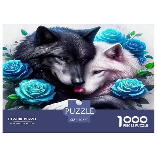 Wolf Puzzle Animal 1000 Teiles Stress Abbauen Für Erwachsene Teens Kinder 1000 Teile Feiertags- Und Reisegeschenke Geschenke Für Frauen,Geschenke Für Männer 70x50cm/1000pcs Wolf Puzzle Animal 1000 Teiles Stress Abbauen Für Erwachsene Teens Kinder 1000 Teile Feiertags- Und Reisegeschenke Geschenke Für Frauen,Geschenke Für Männer 70x50cm/1000pcs von OTBSDNKZZ