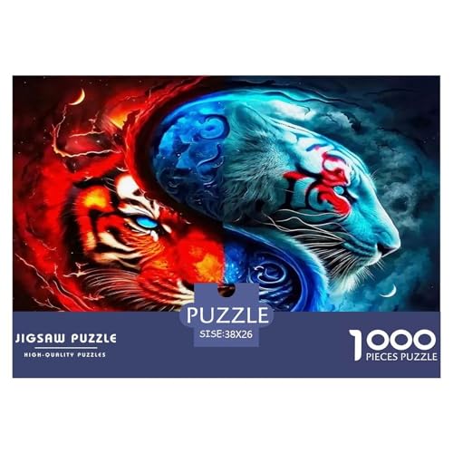 Yin Yang Tiger Puzzle Animal 1000 Teiles Klassische Puzzlespiele Für Erwachsene Teens Kinder 1000 Teile Geschenke Für Frauen,Geschenke Für Männer Geschenke Für Frauen,Geschenke Für Männer 38x26cm/1000 Yin Yang Tiger Puzzle Animal 1000 Teiles Klassische Puzzlespiele Für Erwachsene Teens Kinder 1000 Teile Geschenke Für Frauen,Geschenke Für Männer Geschenke Für Frauen,Geschenke Für Männer 38x26cm/1000 von OTBSDNKZZ