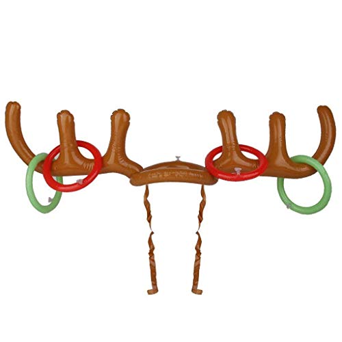 Inflatable Reindeer Antler Ring Toss Game-Holiday Party von OTC