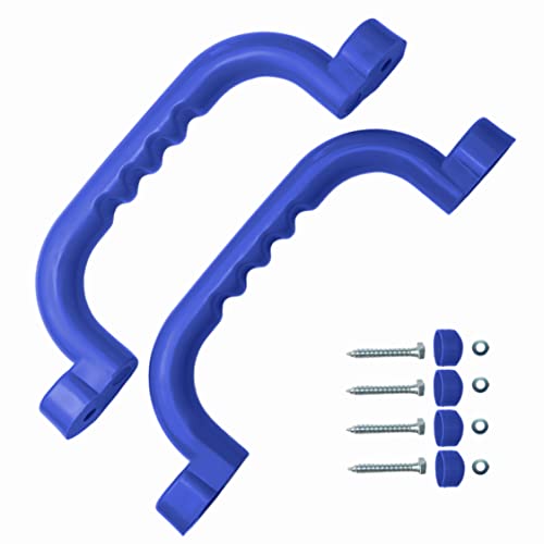 OTITU - 240 x 75 mm - Haltegriffe fŸr SpielplŠtze, Paar, mit Schraubensatz, KlettergerŸstgriffe, Spielzeugzubehšr, Zubehšr fŸr den Spielplatz, Blau OTITU - 240 x 75 mm - Haltegriffe fŸr SpielplŠtze, Paar, mit Schraubensatz, KlettergerŸstgriffe, Spielzeugzubehšr, Zubehšr fŸr den Spielplatz, Blau von OTITU