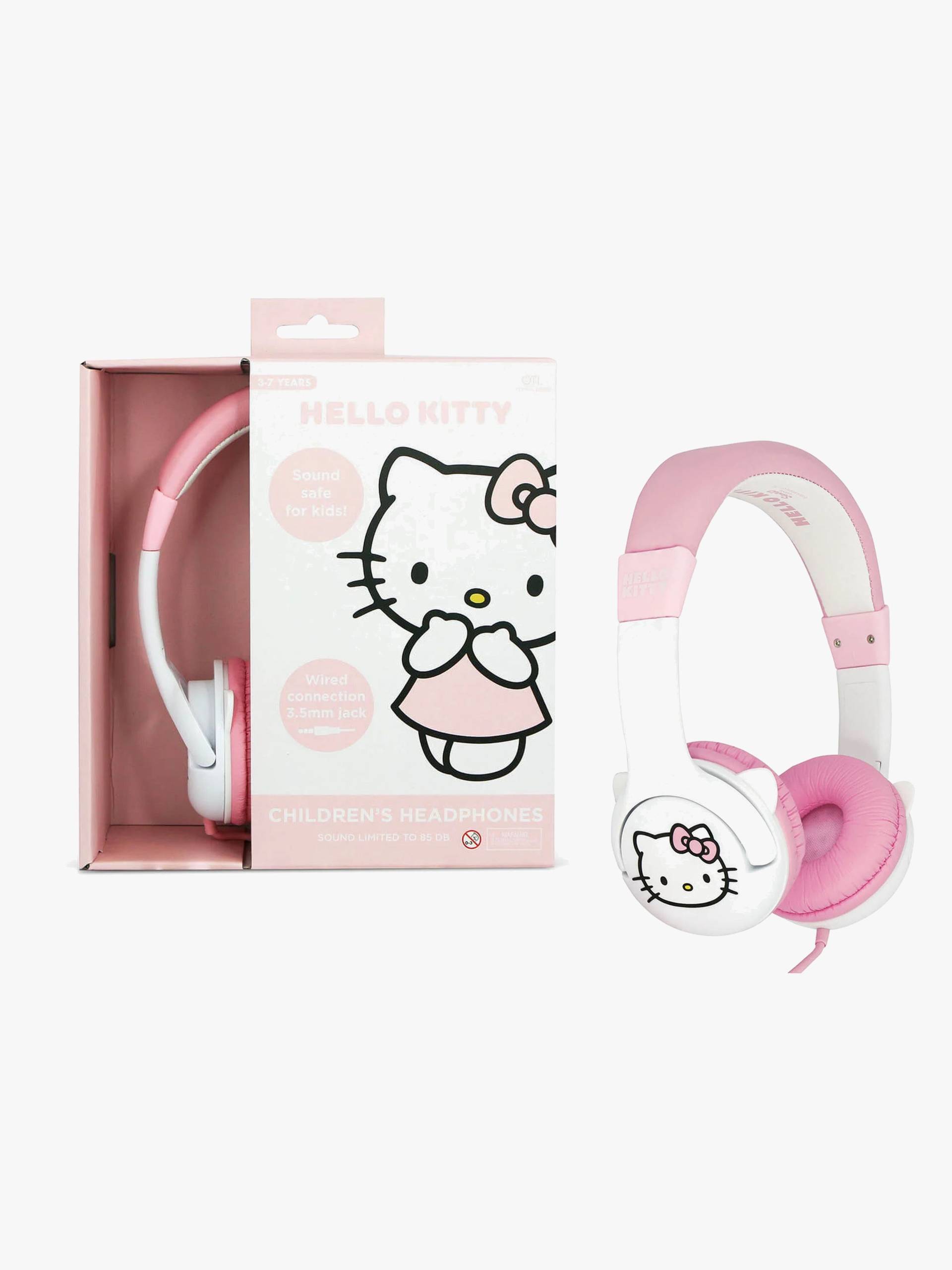 Hello Kitty Kopfhörer mit Ohren 85dB, Rosa von OTL Technologies