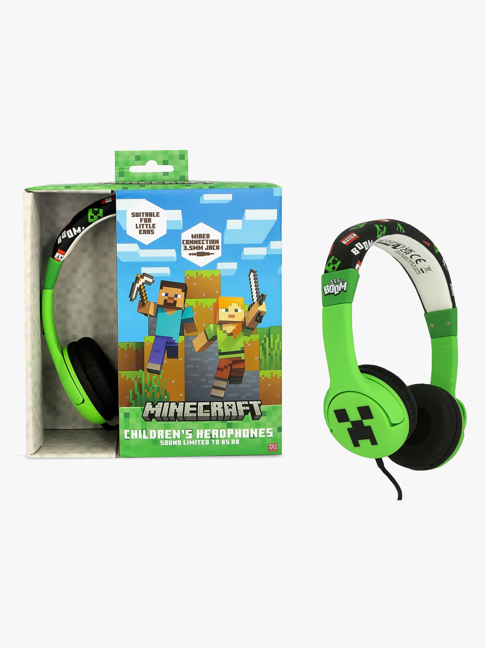 Minecraft Kopfhörer mit Ohren 85dB Creeper von OTL Technologies