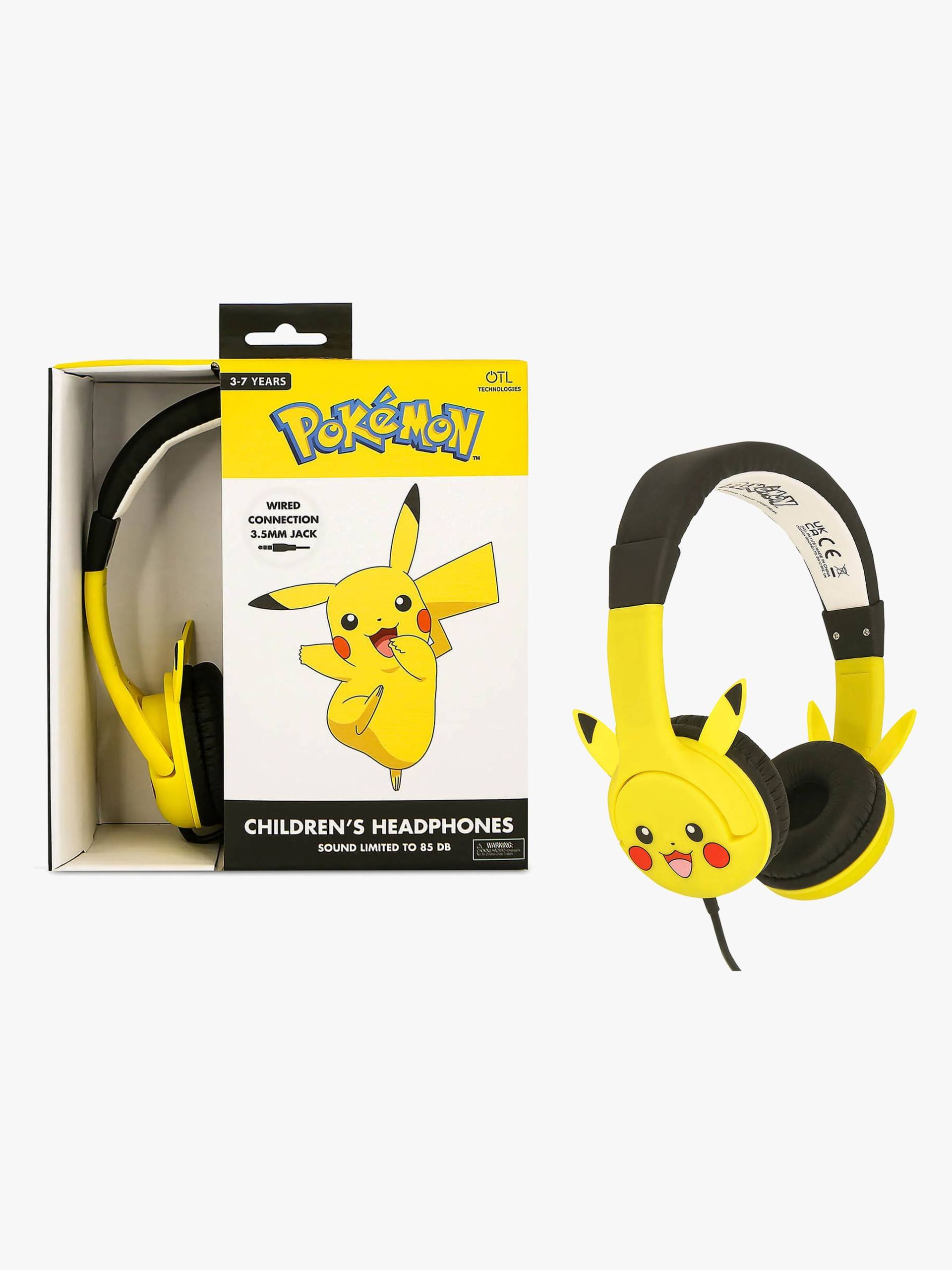 Pokémon Kopfhörer mit Ohren 85dB Pikachu von OTL Technologies