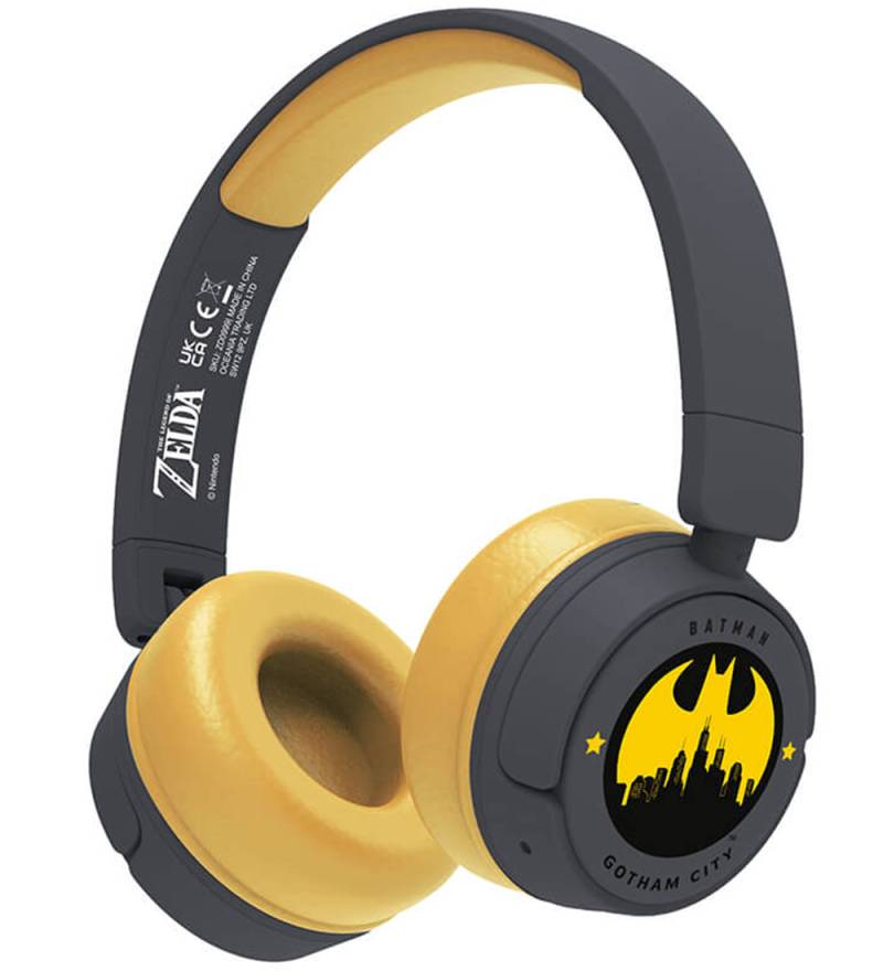 OTL Kopfhörer - Batman - On-Ear Junior - Kabellos - Schwarz/Gelb - OTL - One Size - Kopfhörer OTL Kopfhörer - Batman - On-Ear Junior - Kabellos - Schwarz/Gelb - OTL - One Size - Kopfhörer von OTL