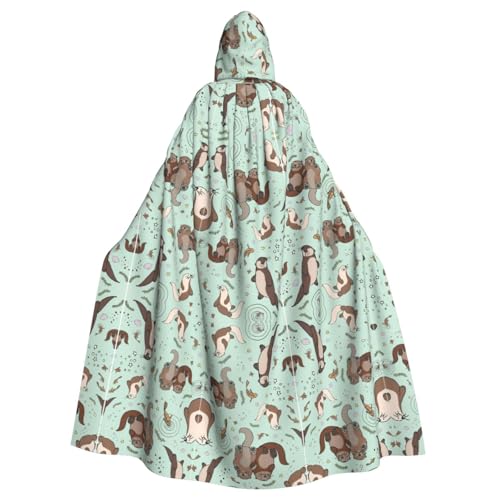 Cartoon süßer Otter Kapuzenumhang Zauberer Umhang Sensenmann Vampir Party Halloween Erwachsene Cosplay Bühnenkostüme Cartoon süßer Otter Kapuzenumhang Zauberer Umhang Sensenmann Vampir Party Halloween Erwachsene Cosplay Bühnenkostüme von OTTKGGA