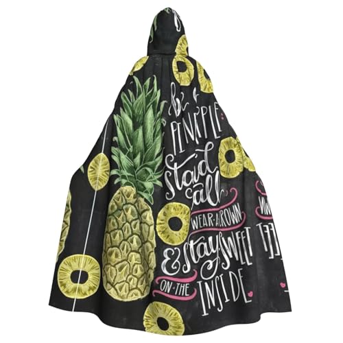 OTTKGGA Ananas Kapuzenumhang Zauberer Umhang Sensenmann Vampir Party Halloween Erwachsene Cosplay Bühne Kostüme OTTKGGA Ananas Kapuzenumhang Zauberer Umhang Sensenmann Vampir Party Halloween Erwachsene Cosplay Bühne Kostüme von OTTKGGA