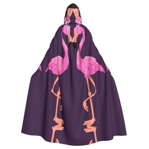 OTTKGGA Cartoon Flamingo Kapuzenumhang Zauberer Umhang Sensenmann Vampir Party Halloween Erwachsene Cosplay Bühne Kostüme OTTKGGA Cartoon Flamingo Kapuzenumhang Zauberer Umhang Sensenmann Vampir Party Halloween Erwachsene Cosplay Bühne Kostüme von OTTKGGA