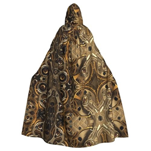 OTTKGGA Coole Steampunk-Getriebe mit Kapuze, Zauberer-Umhang, Sensenmann, Vampir-Party, Halloween, Erwachsene, Cosplay, Bühnenkostüme OTTKGGA Coole Steampunk-Getriebe mit Kapuze, Zauberer-Umhang, Sensenmann, Vampir-Party, Halloween, Erwachsene, Cosplay, Bühnenkostüme von OTTKGGA