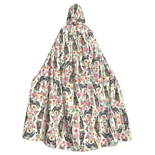 OTTKGGA Fun Dogs Kapuzenumhang Zauberer Umhang Sensenmann Vampir Party Halloween Erwachsene Cosplay Bühne Kostüme OTTKGGA Fun Dogs Kapuzenumhang Zauberer Umhang Sensenmann Vampir Party Halloween Erwachsene Cosplay Bühne Kostüme von OTTKGGA