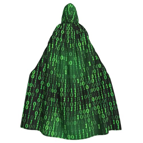 OTTKGGA Hacker Era Kapuzenumhang Zauberer Umhang Sensenmann Vampir Party Halloween Erwachsene Cosplay Bühnenkostüme OTTKGGA Hacker Era Kapuzenumhang Zauberer Umhang Sensenmann Vampir Party Halloween Erwachsene Cosplay Bühnenkostüme von OTTKGGA