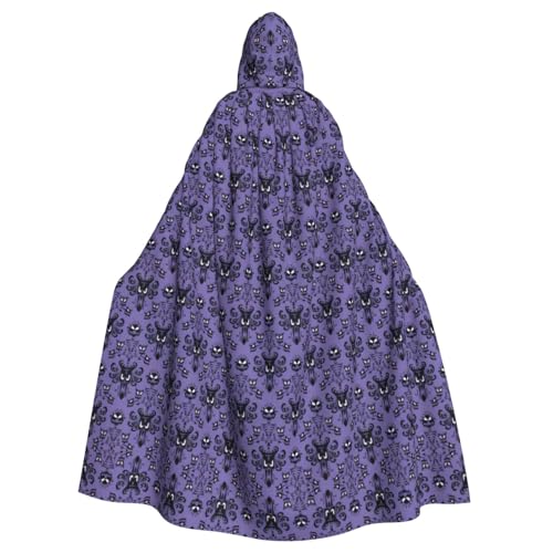 OTTKGGA Haunted Mansion Kapuzenumhang Zauberer Umhang Sensenmann Vampir Party Halloween Erwachsene Cosplay Bühne Kostüme von OTTKGGA