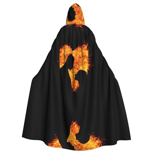 OTTKGGA Heart Love Kapuzenumhang Zauberer Umhang Sensenmann Vampir Party Halloween Erwachsene Cosplay Bühne Kostüme OTTKGGA Heart Love Kapuzenumhang Zauberer Umhang Sensenmann Vampir Party Halloween Erwachsene Cosplay Bühne Kostüme von OTTKGGA