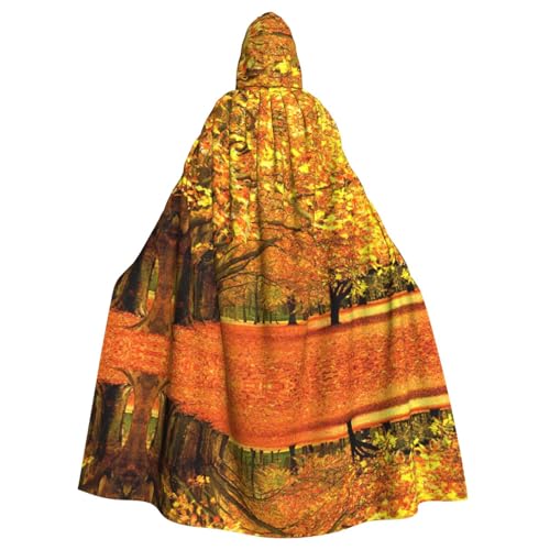 OTTKGGA Herbstbäume Herbst Kapuzenumhang Zauberer Umhang Sensenmann Vampir Party Halloween Erwachsene Cosplay Bühne Kostüme OTTKGGA Herbstbäume Herbst Kapuzenumhang Zauberer Umhang Sensenmann Vampir Party Halloween Erwachsene Cosplay Bühne Kostüme von OTTKGGA