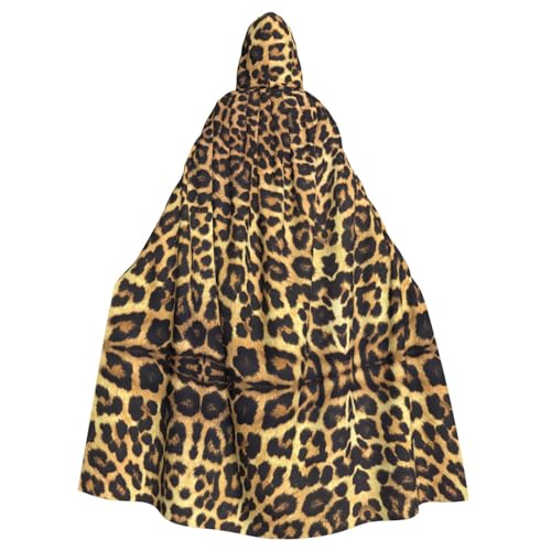 OTTKGGA Kapuzenumhang mit Leopardenmuster, Zauberer-Umhang, Sensenmann, Vampir-Party, Halloween, Erwachsene, Cosplay, Bühnenkostüme OTTKGGA Kapuzenumhang mit Leopardenmuster, Zauberer-Umhang, Sensenmann, Vampir-Party, Halloween, Erwachsene, Cosplay, Bühnenkostüme von OTTKGGA