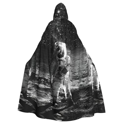 OTTKGGA Mond-Astronauten-Umhang mit Kapuze, Zauberer-Umhang, Sensenmann, Vampir-Party, Halloween, Erwachsene, Cosplay, Bühnenkostüme OTTKGGA Mond-Astronauten-Umhang mit Kapuze, Zauberer-Umhang, Sensenmann, Vampir-Party, Halloween, Erwachsene, Cosplay, Bühnenkostüme von OTTKGGA