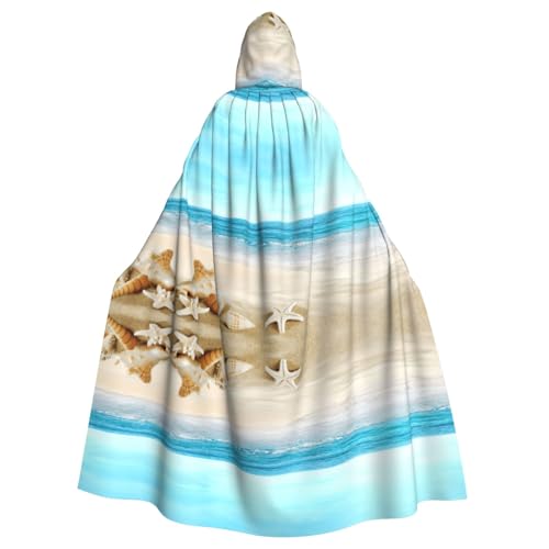 OTTKGGA Muscheln Sand Kapuzenumhang Zauberer Umhang Sensenmann Vampir Party Halloween Erwachsene Cosplay Bühne Kostüme OTTKGGA Muscheln Sand Kapuzenumhang Zauberer Umhang Sensenmann Vampir Party Halloween Erwachsene Cosplay Bühne Kostüme von OTTKGGA
