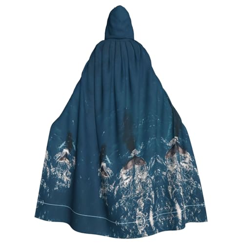 OTTKGGA Ocean Säugetier Wal Kapuzenumhang Zauberer Umhang Sensenmann Vampir Party Halloween Erwachsene Cosplay Bühnenkostüme OTTKGGA Ocean Säugetier Wal Kapuzenumhang Zauberer Umhang Sensenmann Vampir Party Halloween Erwachsene Cosplay Bühnenkostüme von OTTKGGA