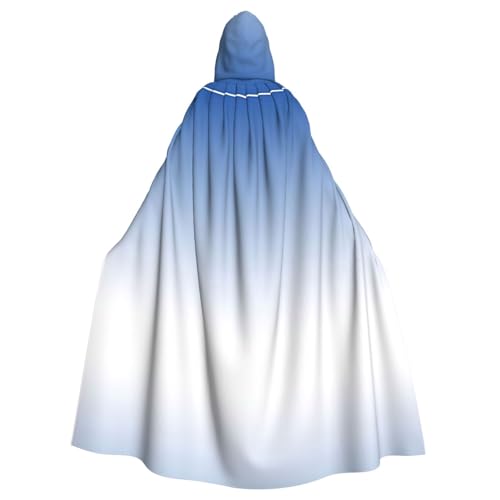 OTTKGGA Ombré strukturierter blauer Kapuzenumhang Zauberer Umhang Sensenmann Vampirparty Halloween Erwachsene Cosplay Bühnenkostüme OTTKGGA Ombré strukturierter blauer Kapuzenumhang Zauberer Umhang Sensenmann Vampirparty Halloween Erwachsene Cosplay Bühnenkostüme von OTTKGGA
