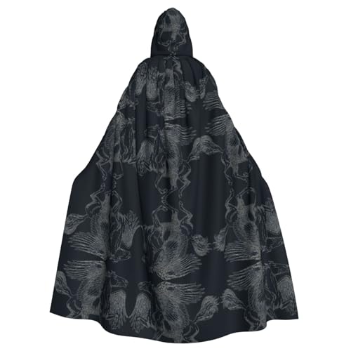OTTKGGA Pegasus Kapuzenumhang Zauberer Umhang Sensenmann Vampir Party Halloween Erwachsene Cosplay Bühnenkostüme OTTKGGA Pegasus Kapuzenumhang Zauberer Umhang Sensenmann Vampir Party Halloween Erwachsene Cosplay Bühnenkostüme von OTTKGGA