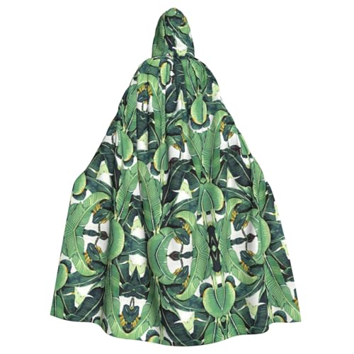 OTTKGGA Tropische Bananenpalmenblätter Kapuzenumhang Zauberer Umhang Sensenmann Vampir Party Halloween Erwachsene Cosplay Bühnenkostüme OTTKGGA Tropische Bananenpalmenblätter Kapuzenumhang Zauberer Umhang Sensenmann Vampir Party Halloween Erwachsene Cosplay Bühnenkostüme von OTTKGGA