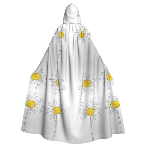 OTTKGGA Umhang mit Blumenmotiv und Kapuze, Zauberer-Umhang, Sensenmann, Vampir-Party, Halloween, Erwachsene, Cosplay, Bühnenkostüme OTTKGGA Umhang mit Blumenmotiv und Kapuze, Zauberer-Umhang, Sensenmann, Vampir-Party, Halloween, Erwachsene, Cosplay, Bühnenkostüme von OTTKGGA