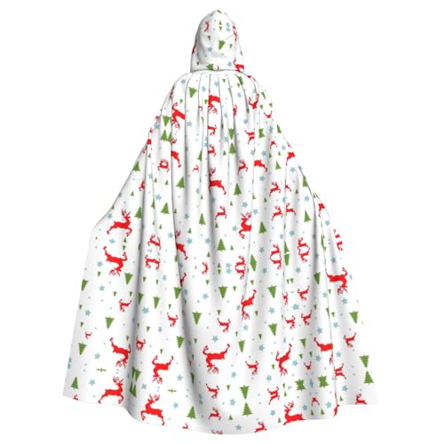 OTTKGGA Weihnachtsumhang mit Kapuze, Zauberer-Umhang, Sensenmann, Vampir-Party, Halloween, Erwachsene, Cosplay, Bühnenkostüme OTTKGGA Weihnachtsumhang mit Kapuze, Zauberer-Umhang, Sensenmann, Vampir-Party, Halloween, Erwachsene, Cosplay, Bühnenkostüme von OTTKGGA