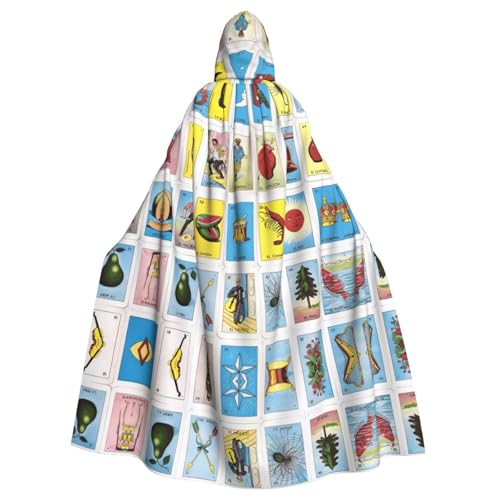OTTKGGA Zauberer-Umhang mit Puzzle-Muster, mit Kapuze, Sensenmann, Vampir-Party, Halloween, Erwachsene, Cosplay, Bühnenkostüme OTTKGGA Zauberer-Umhang mit Puzzle-Muster, mit Kapuze, Sensenmann, Vampir-Party, Halloween, Erwachsene, Cosplay, Bühnenkostüme von OTTKGGA