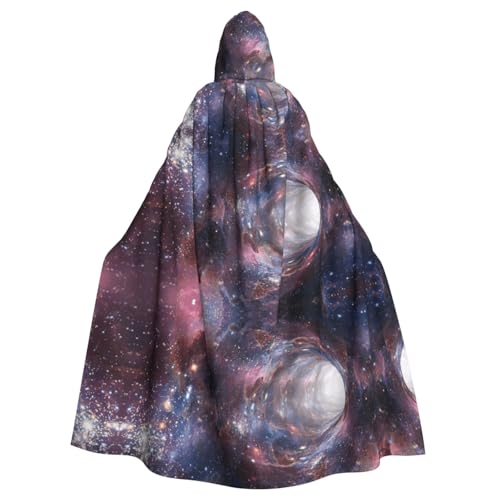 Weltraum Kapuzenumhang Zauberer Umhang Sensenmann Vampir Party Halloween Erwachsene Cosplay Bühne Kostüme von OTTKGGA