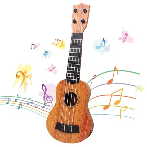 Kindergitarre, 38cm Mini Gitarre, Ukulele Kinder, Gitarre für Kinder mit 4 Verstellbaren Seiten, Ukulele Gitarre Spielzeug für Kleinkinder, Anfänger, Jungen, Mädchen, Spielzeug Gitarre Kindergitarre, 38cm Mini Gitarre, Ukulele Kinder, Gitarre für Kinder mit 4 Verstellbaren Seiten, Ukulele Gitarre Spielzeug für Kleinkinder, Anfänger, Jungen, Mädchen, Spielzeug Gitarre von OUCONGK