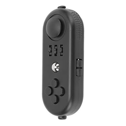 Fidget Spielzeug, tragbar, um Stress abzubauen, Stimmungsschwankungen, sensorische Angst, EDC, sensorischer Controller (3 Schwarz) von OUCRIY