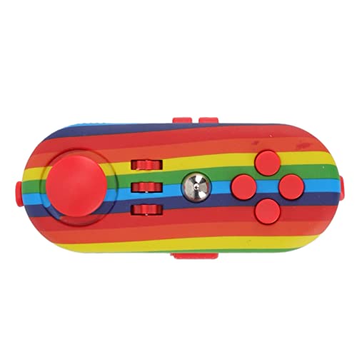 Fidget Spielzeug, tragbar, um Stress abzubauen, Stimmungsschwankungen, sensorische Angst, EDC, sensorischer Controller (9 bunt) von OUCRIY