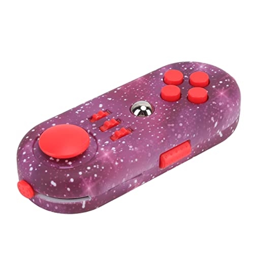 Fidget Spielzeug, tragbar, um Stress abzubauen, Stimmungsschwankungen, sensorische Angst, EDC, sensorischer Controller (violett, 10 Sterne) von OUCRIY