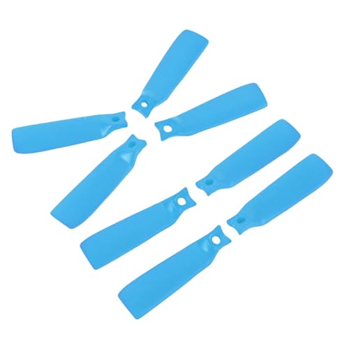 OUCRIY 8PCS -Drohnenpropeller -Blades Ersatz, Hohe Effizienz, Wetterprävention, PC -Material für Flip, Einfache Installation, mit Ausgezeichnetem Gleichgewicht, Beste Leistung (Blau) von OUCRIY