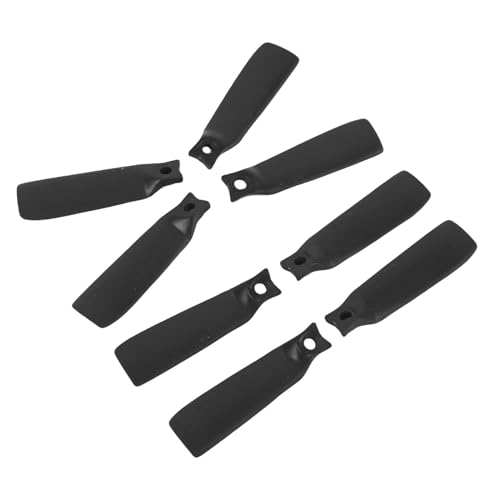 OUCRIY 8PCS -Drohnenpropeller -Blades Ersatz, Hohe Effizienz, Wetterprävention, PC -Material für Flip, Einfache Installation, mit Ausgezeichnetem Gleichgewicht, Beste Leistung (Schwarz) von OUCRIY