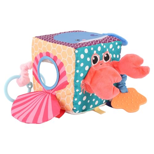 OUCRIY Baby Soft Cute, Greifen Rassel -Ballspielzeug, Sichere Krippenaktivität, Reiche Farben Texturen für die Kognitive Entwicklung, die Visuelle Stimulation des Kindes von OUCRIY