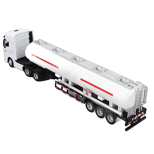 OUCRIY Öltankwagen 1:50, Traktor, Spielzeugtransportfahrzeuge, Modell-LKW, Spielzeug Spielzeug, Spielzeug für Kinder, Geschenke (weiß) von OUCRIY