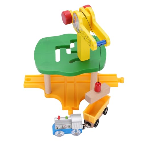 Zugspur Crane Toy Hölzern, Sicher und Zuverlässig, Kompatibel mit Expansionszubehör für Kinder, Simulationskran -Turm -Szene -Design, Ideale Geschenkauswahl Zugspur Crane Toy Hölzern, Sicher und Zuverlässig, Kompatibel mit Expansionszubehör für Kinder, Simulationskran -Turm -Szene -Design, Ideale Geschenkauswahl von OUCRIY
