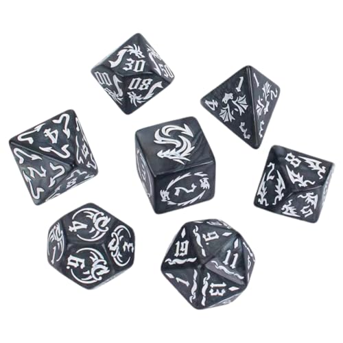 OUDQFCJ 1 Satz Polyedrische Würfel für Rollenspielkartenspiele OUDQFCJ 1 Satz Polyedrische Würfel für Rollenspielkartenspiele von OUDQFCJ