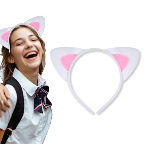 OUDQFCJ Haarreif Katzenohren,Katzenohren Haarreif,Katzenohren Stirnband,Katze Haarbänder Haarschmuck,Cute Katzenohren Haarband,Katzenohren Kopfschmuck Stirnband,für Karneval,Mottoparty OUDQFCJ Haarreif Katzenohren,Katzenohren Haarreif,Katzenohren Stirnband,Katze Haarbänder Haarschmuck,Cute Katzenohren Haarband,Katzenohren Kopfschmuck Stirnband,für Karneval,Mottoparty von OUDQFCJ