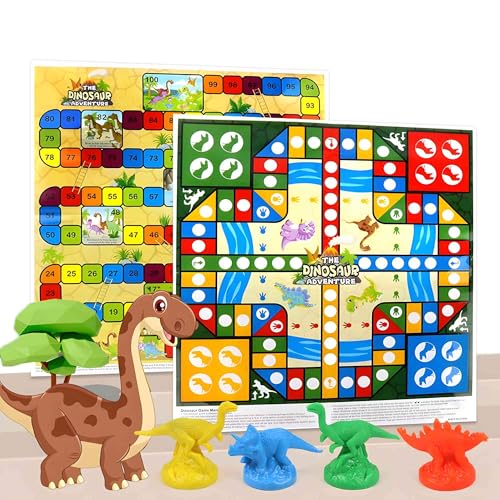 OUFANKADI 2-in-1 Race To Base Brettspiel-Set – Schlangen und Leitern – Frustration Familien-Reise-Party-Spiel für Kinder ab 3 Jahren, Teenager, Erwachsene, alle Altersgruppen, 2–4 Spieler OUFANKADI 2-in-1 Race To Base Brettspiel-Set – Schlangen und Leitern – Frustration Familien-Reise-Party-Spiel für Kinder ab 3 Jahren, Teenager, Erwachsene, alle Altersgruppen, 2–4 Spieler von OUFANKADI