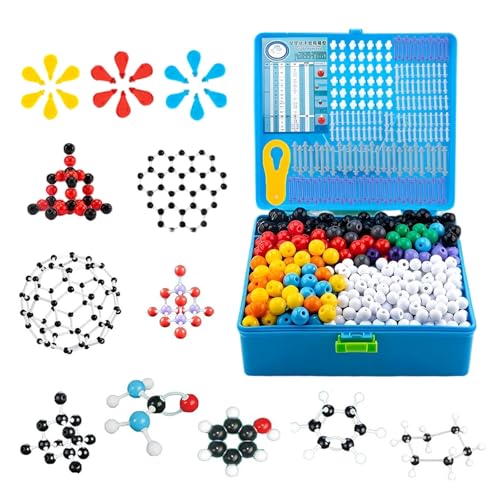 3D Organische Chemie Molekülmodell,Chemistry Molekülbaukasten 818 Stücke Chemistry Molecular Elektronenbahn Link,organische und anorganische Chemie Molecular,Kinder Studenten Chemieunterricht Model von OUGPIU