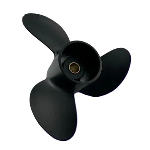 7,8 × 9 Außenbordpropeller for 4 PS 5 PS 6 PS Motor, Aluminiumlegierung, 3 Blätter, 12 Keilzahnantrieb, Schiffsmotorteil Ersetzen Sie Ihre Stütze von OUHFCASN