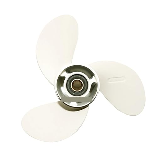 Aluminiumlegierung 8 1/2 x 8 1/2 -N Außenbordpropeller for 6-8 PS, 3-Blatt, 7 Spline-Zähne Ersetzen Sie Ihre Stütze von OUHFCASN