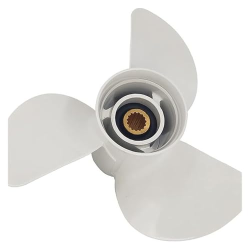 Außenborder-Propeller aus Aluminiumlegierung 13 1/4x17-K for 60/70/75/85//90/115/130 PS 6E5-45945-01-EL Ersetzen Sie Ihre Stütze von OUHFCASN