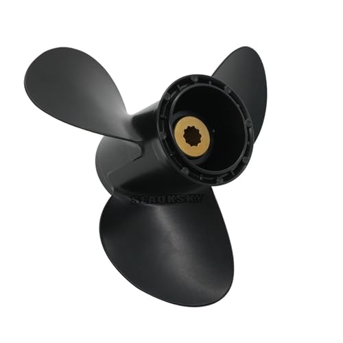 Außenborder Propeller for 9,9 hp 15hp 9 1/4*11 Boot Motor Aluminium Legierung Schraube 10 Spline Ersetzen Sie Ihre Stütze Außenborder Propeller for 9,9 hp 15hp 9 1/4*11 Boot Motor Aluminium Legierung Schraube 10 Spline Ersetzen Sie Ihre Stütze von OUHFCASN
